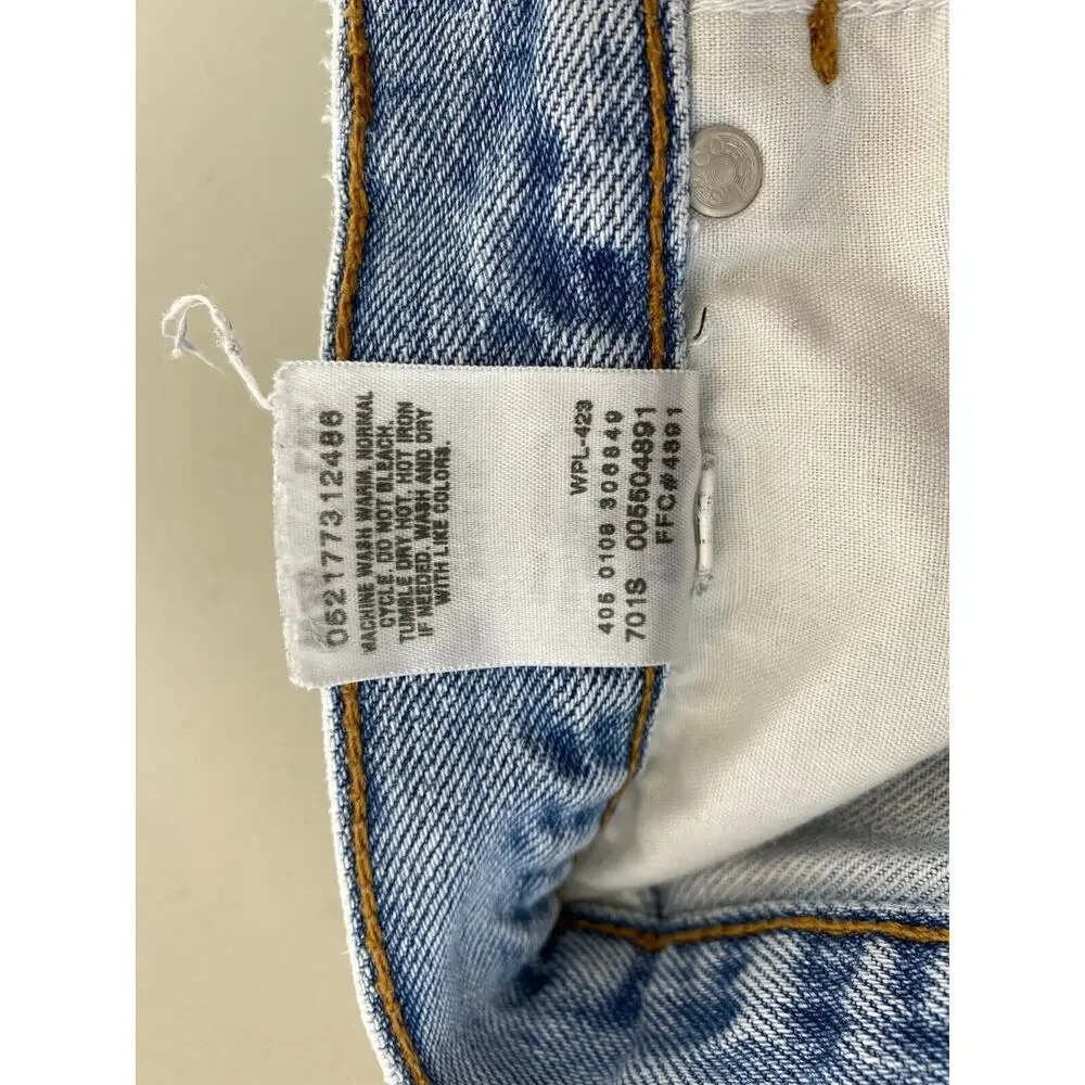 Levis‎ 550 Relaxed Fit Jeans Mens 36x32 Fits Like 34x31 Light Wash Vintage Worn